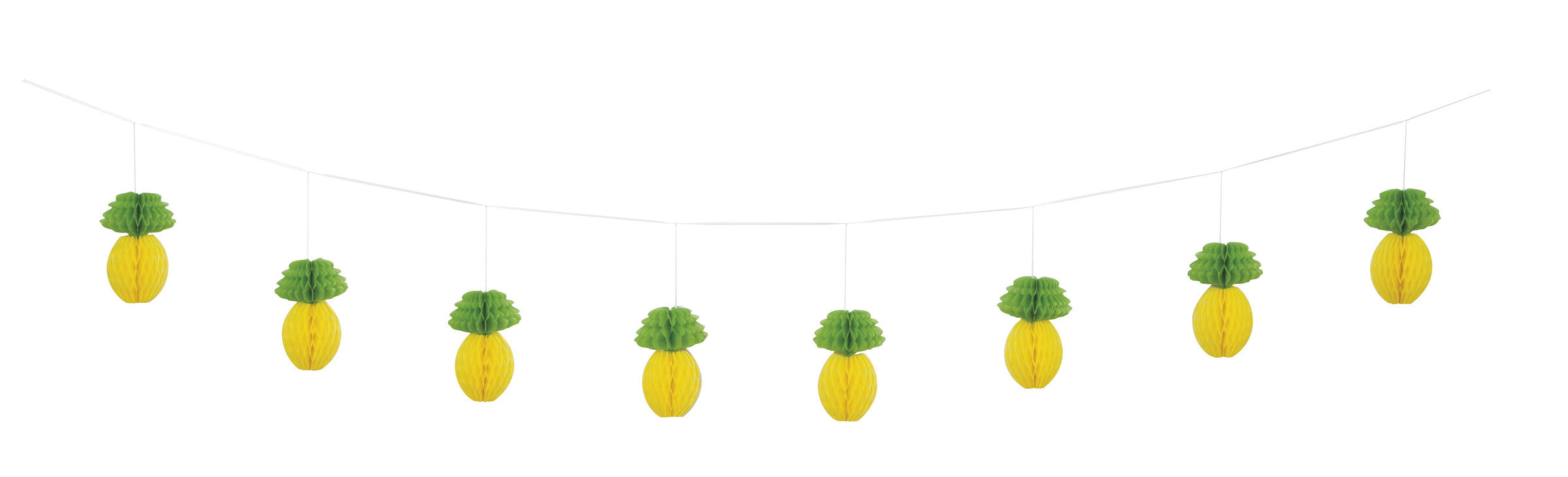 Guirlande ananas en nid d'abeille