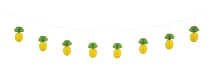 Guirlande ananas en nid d'abeille