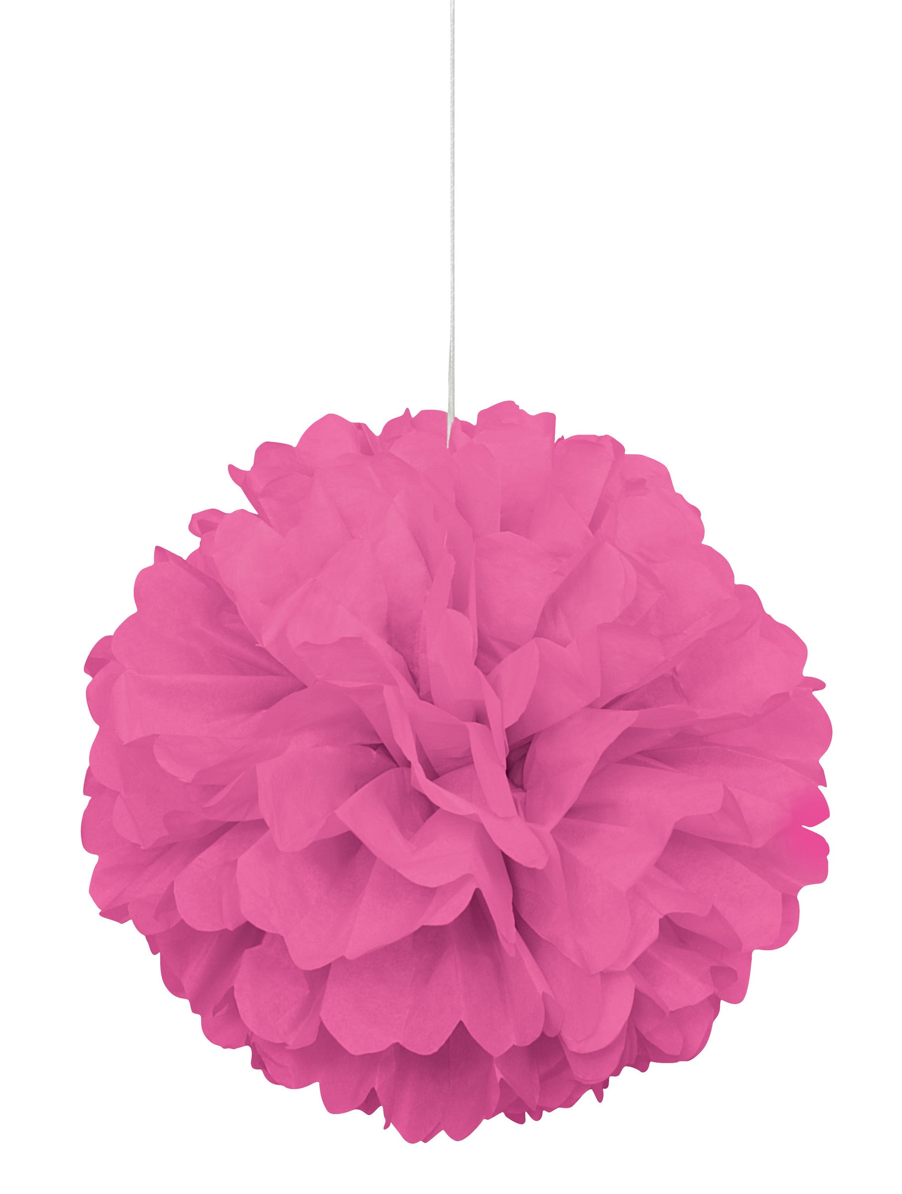 Pompon décoration rose - Gamme couleur unie