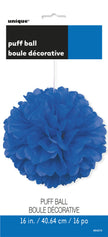 Pompon décoration bleu foncé - Gamme couleur unie