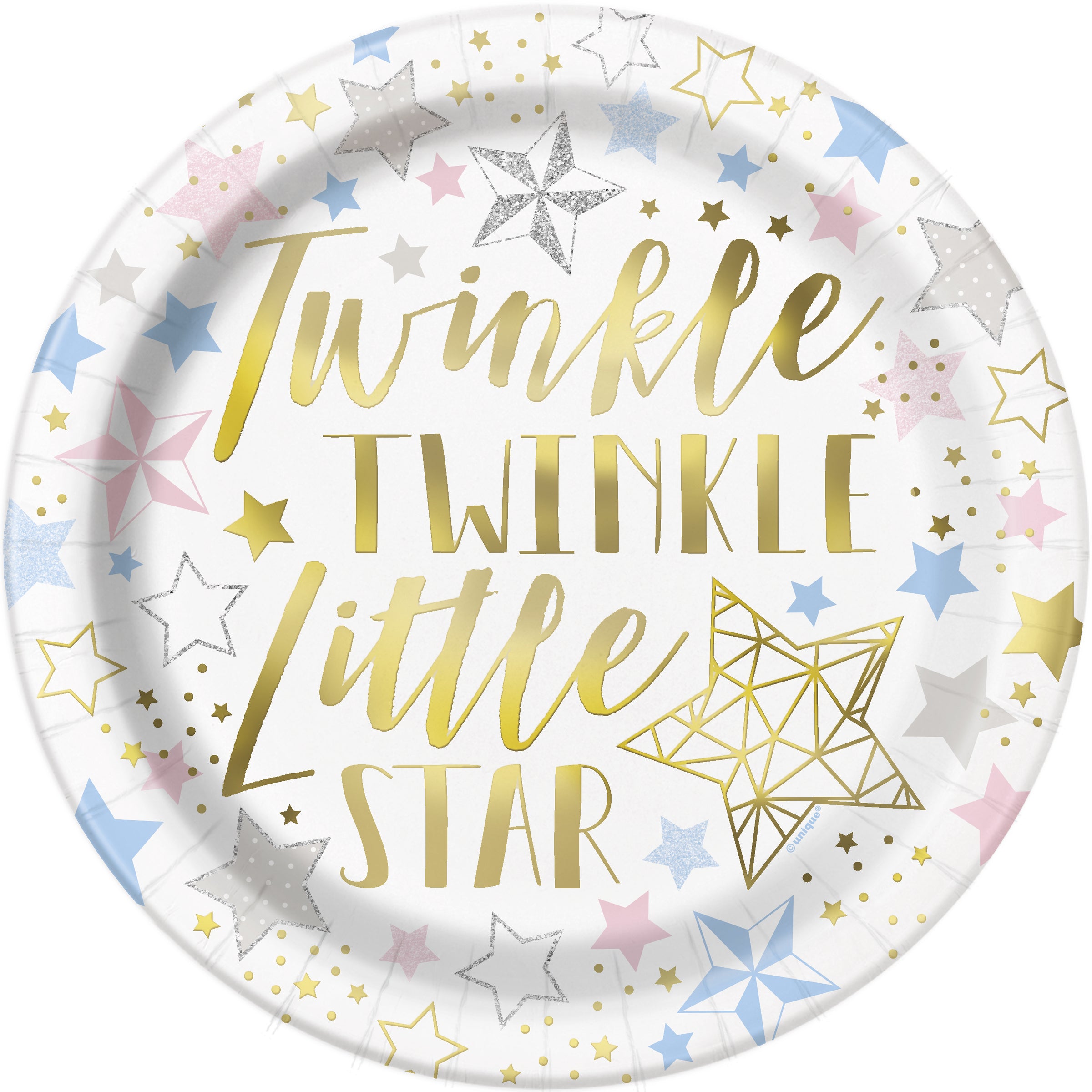 8 assiettes - Twinkle Little Star