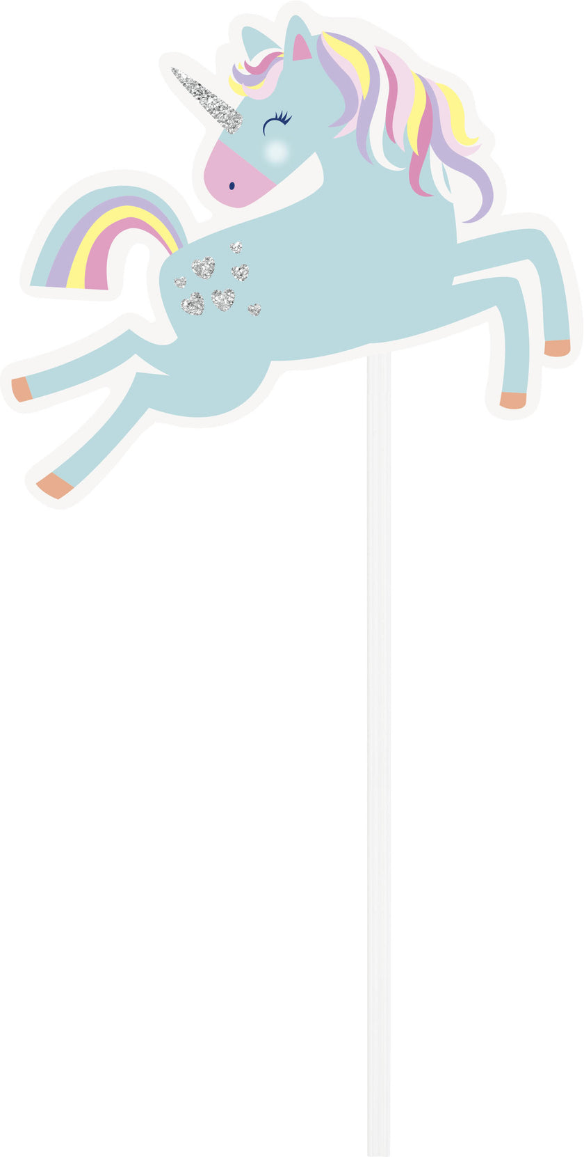 10 accessoires pour Photo booth de licorne joyeuse - Unicorn