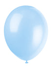 10 ballons couleur bleu ciel - Gamme couleur unie