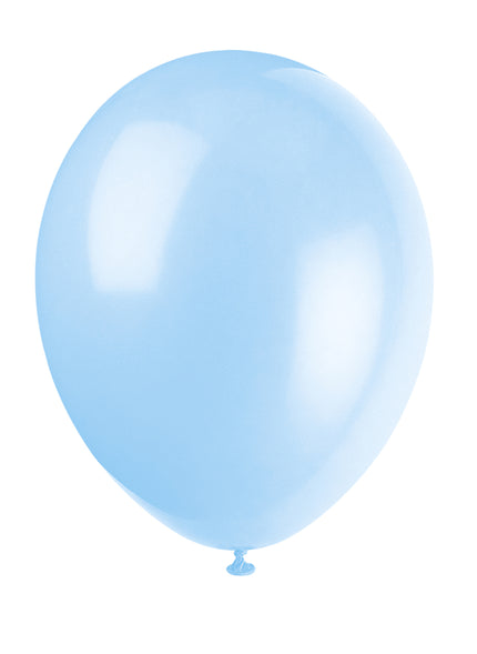 10 ballons couleur bleu ciel - Gamme couleur unie