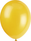 10 ballons couleurs pastel variés - Gamme couleur unie