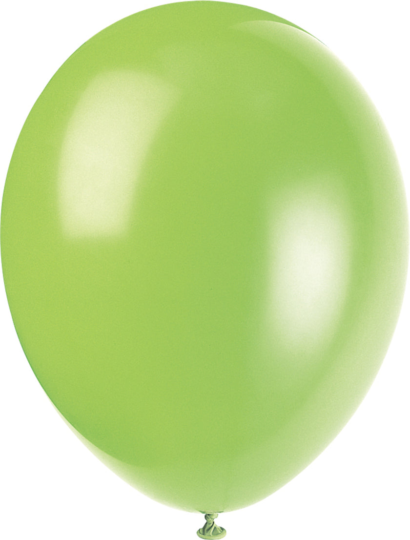 10 ballons couleurs pastel variés - Gamme couleur unie