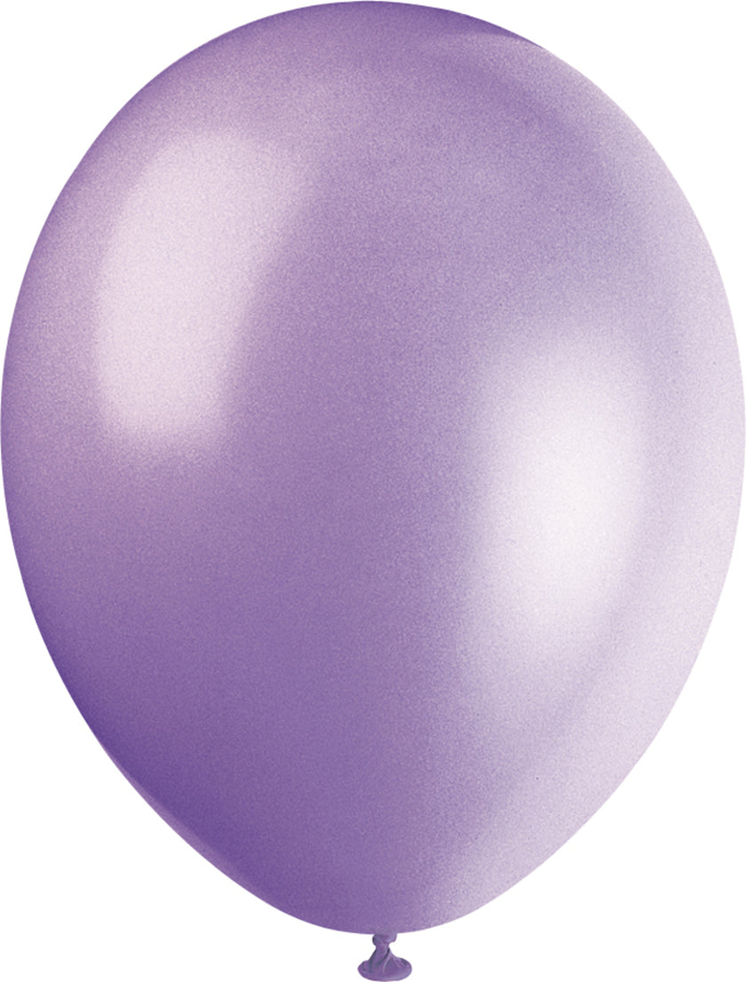 10 ballons couleurs pastel variés - Gamme couleur unie