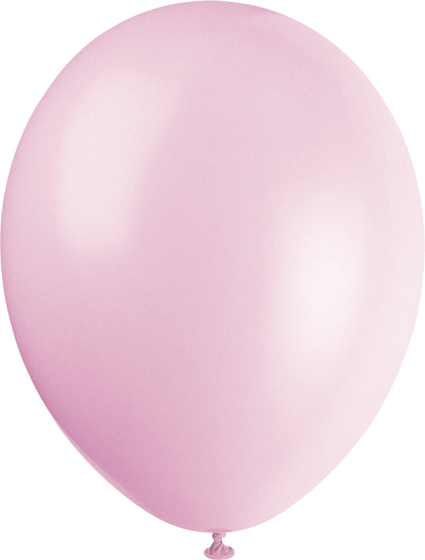 10 ballons couleurs pastel variés - Gamme couleur unie