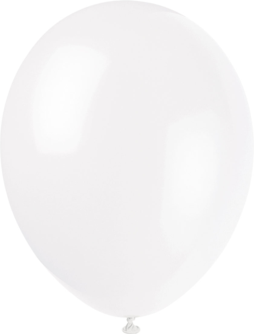 10 ballons couleurs pastel variés - Gamme couleur unie