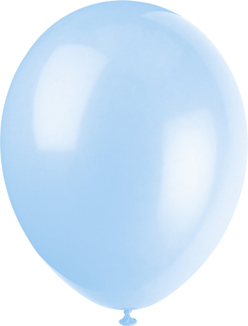 10 ballons couleurs pastel variés - Gamme couleur unie