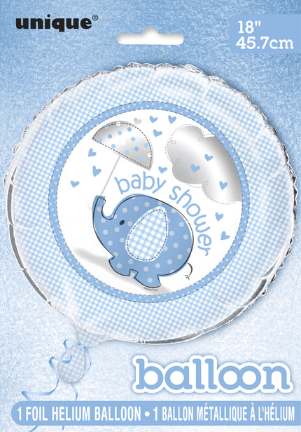 Ballon en aluminium bleu - Umbrellaphants Blue