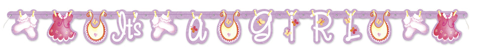 Guirlande It's a girl - Clothesline Baby Shower