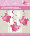 3 décorations à suspendre It's a girl - Clothesline Baby Shower