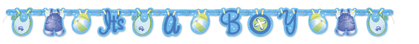 Guirlande It's a Boy - Clothesline Baby Shower