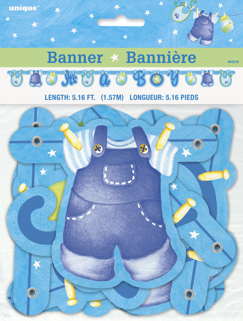 Guirlande It's a Boy - Clothesline Baby Shower