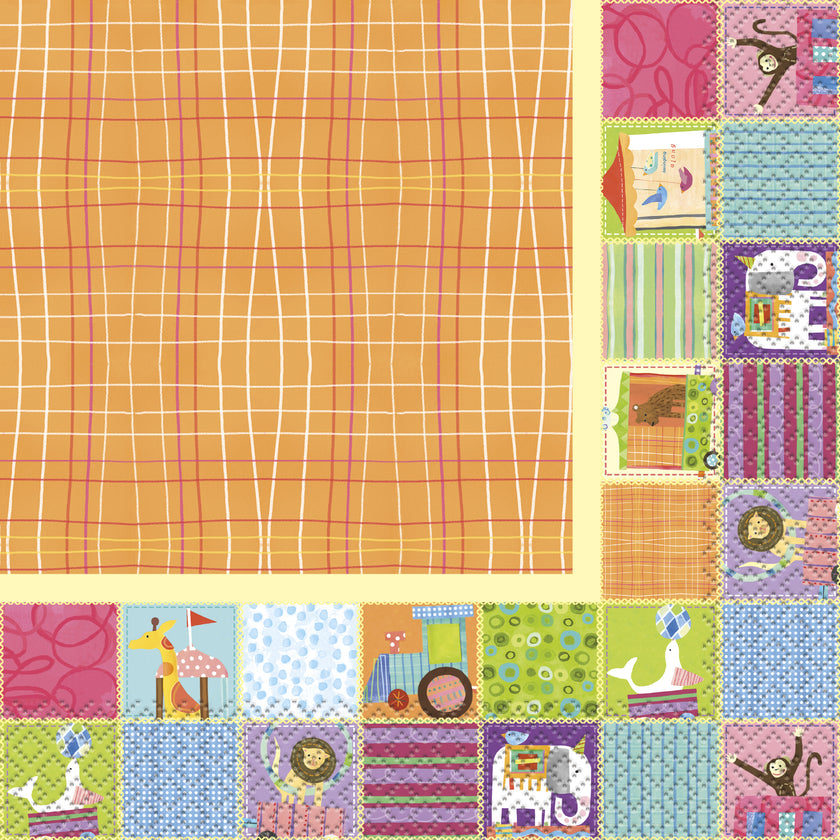 16 grandes Serviettes en papier - Circus Animal