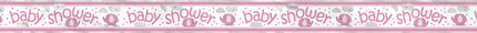 Affiche Baby Shower rose - Umbrellaphants Pink