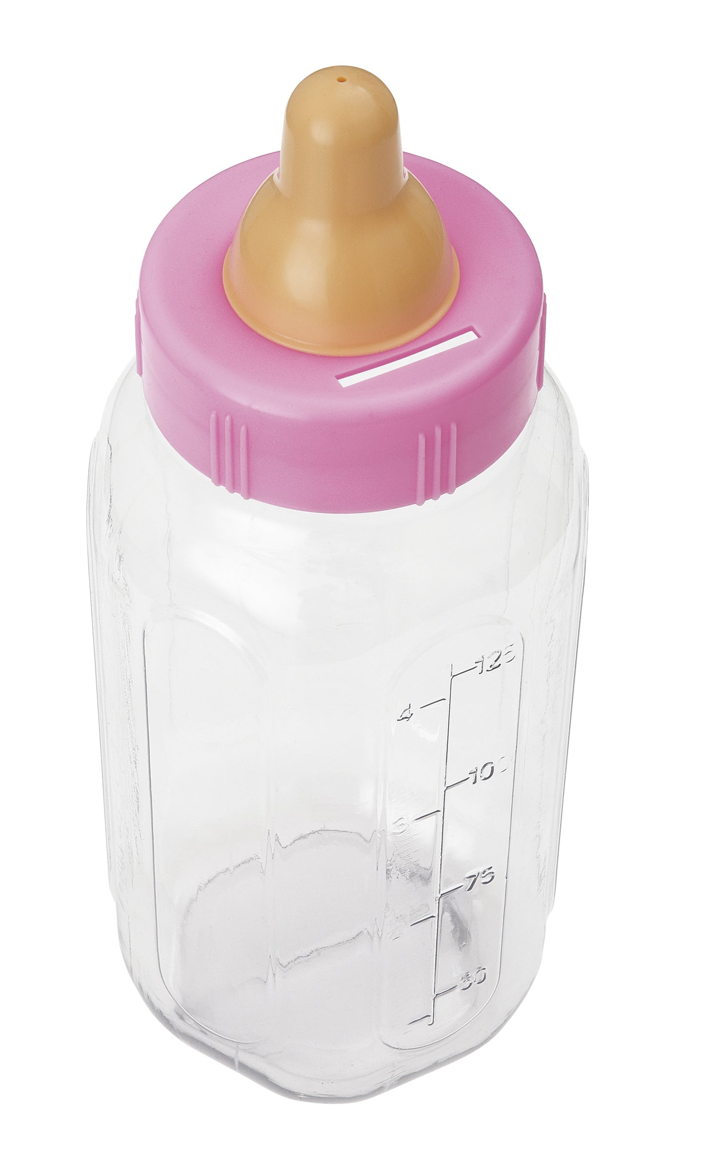 Biberon remplissable rose