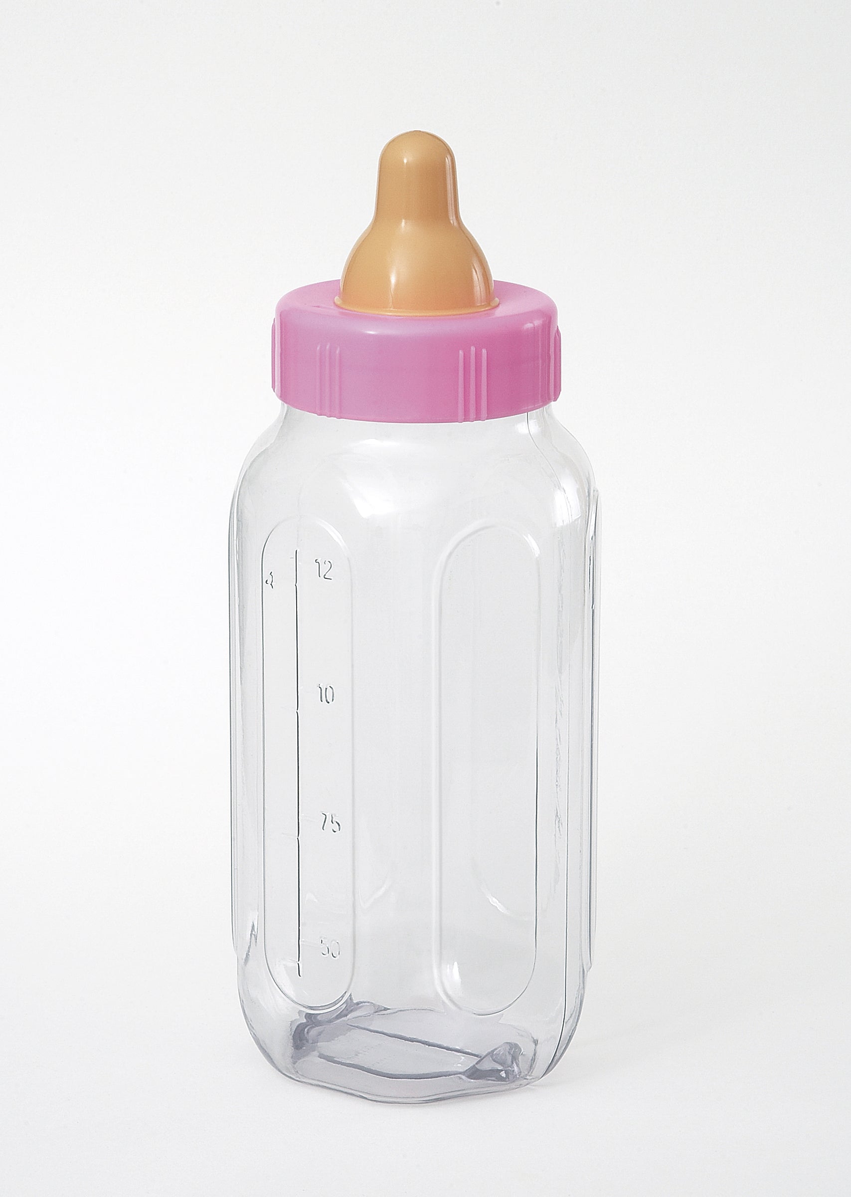 Biberon remplissable rose
