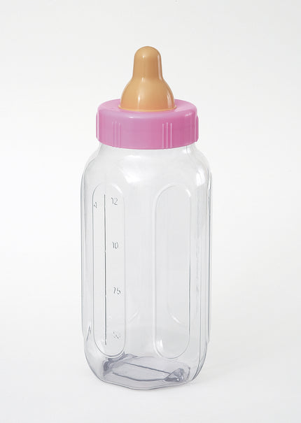 Biberon remplissable rose