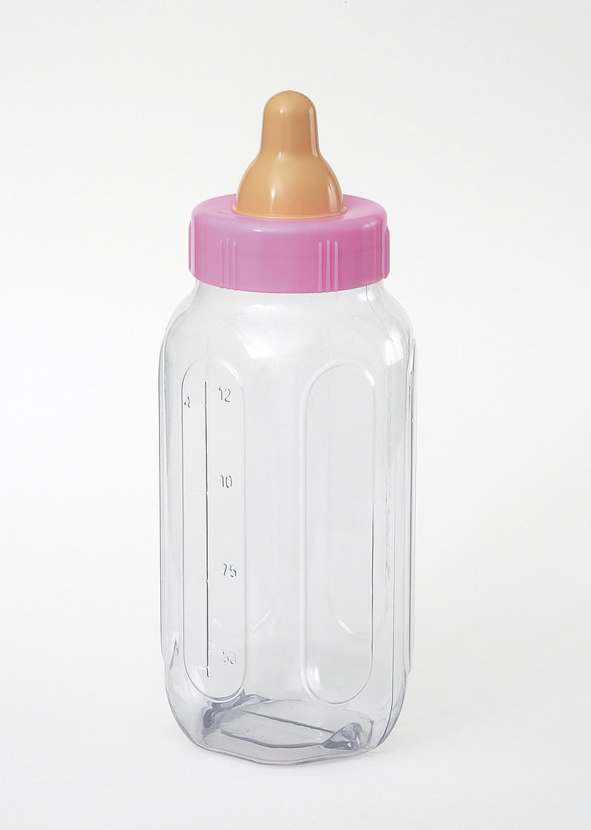 Biberon remplissable rose