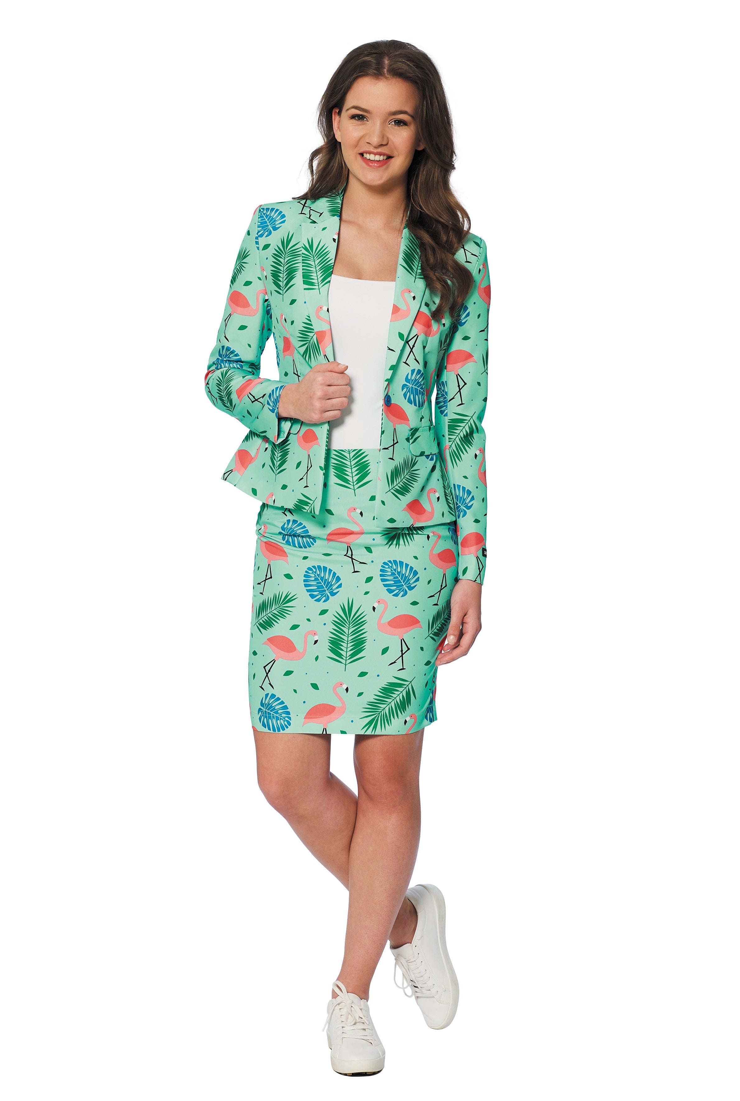 Costume Flamant Rose Tropical femme - Suitmeister
