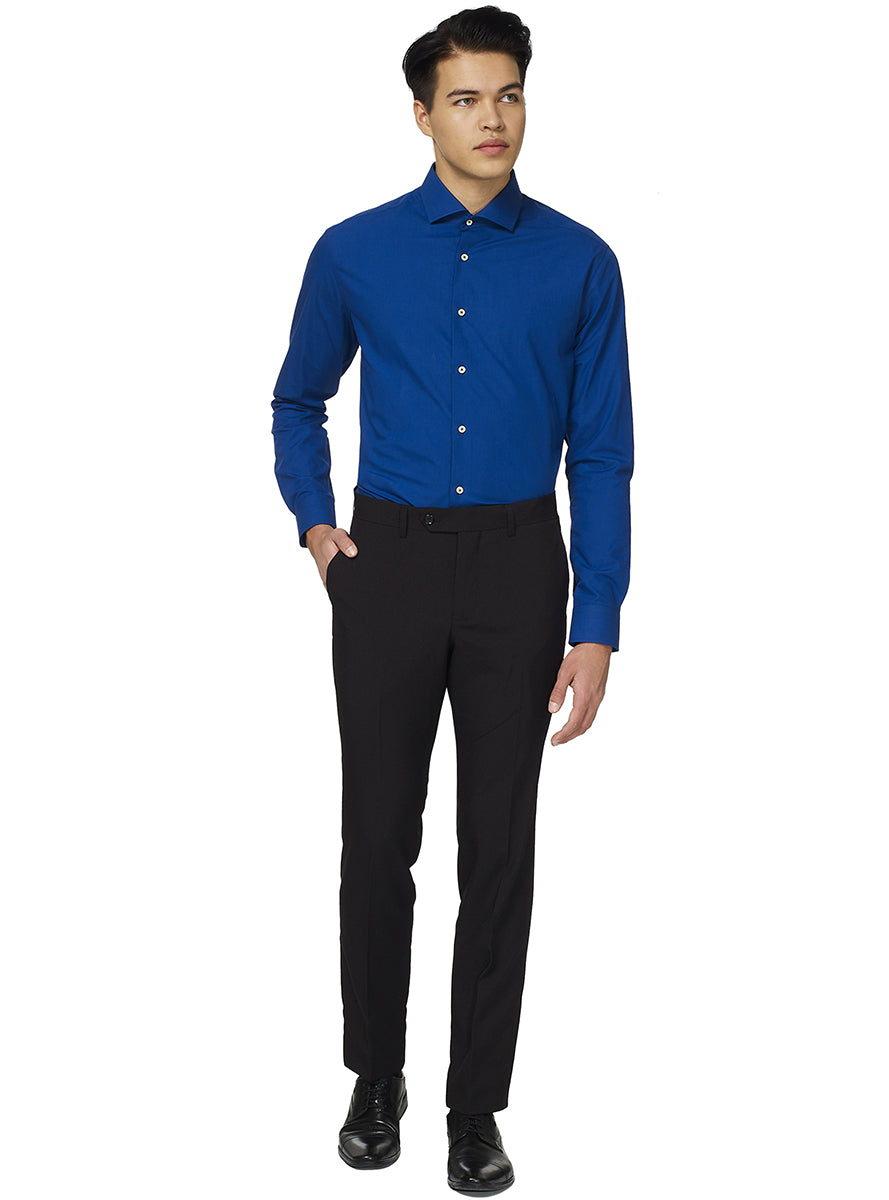 Chemise bleue marine 