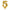 1 Bougie Chiffre 5 Or 9.3cm - Amscan