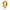 1 Bougie Chiffre 9 Or 9.3cm - Amscan