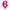 1 Bougie Chiffre 6 Rose 9.3cm - Amscan