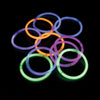 10 Bracelets Plastique Lumineux Assortis 20cm - Amscan