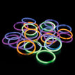 25 Bracelets Plastique Lumineux Assortis 20cm - Amscan