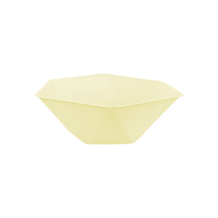 6 Bols Hexagonaux Décor Jaune 15.8cm - Amscan