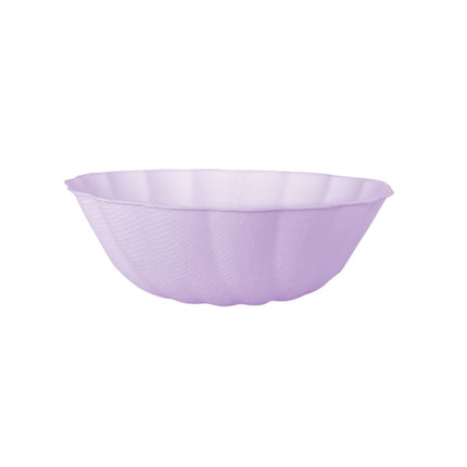 6 Bols Ronds Décor Violet 14.8cm - Amscan