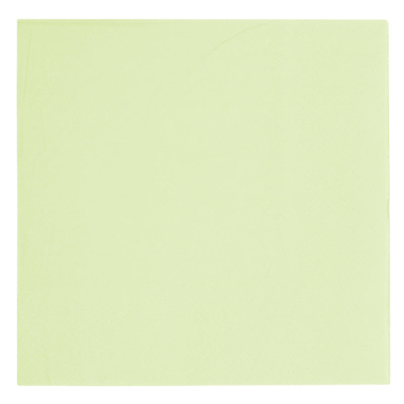 20 Serviettes Papier Décor Vert 33cm - Amscan