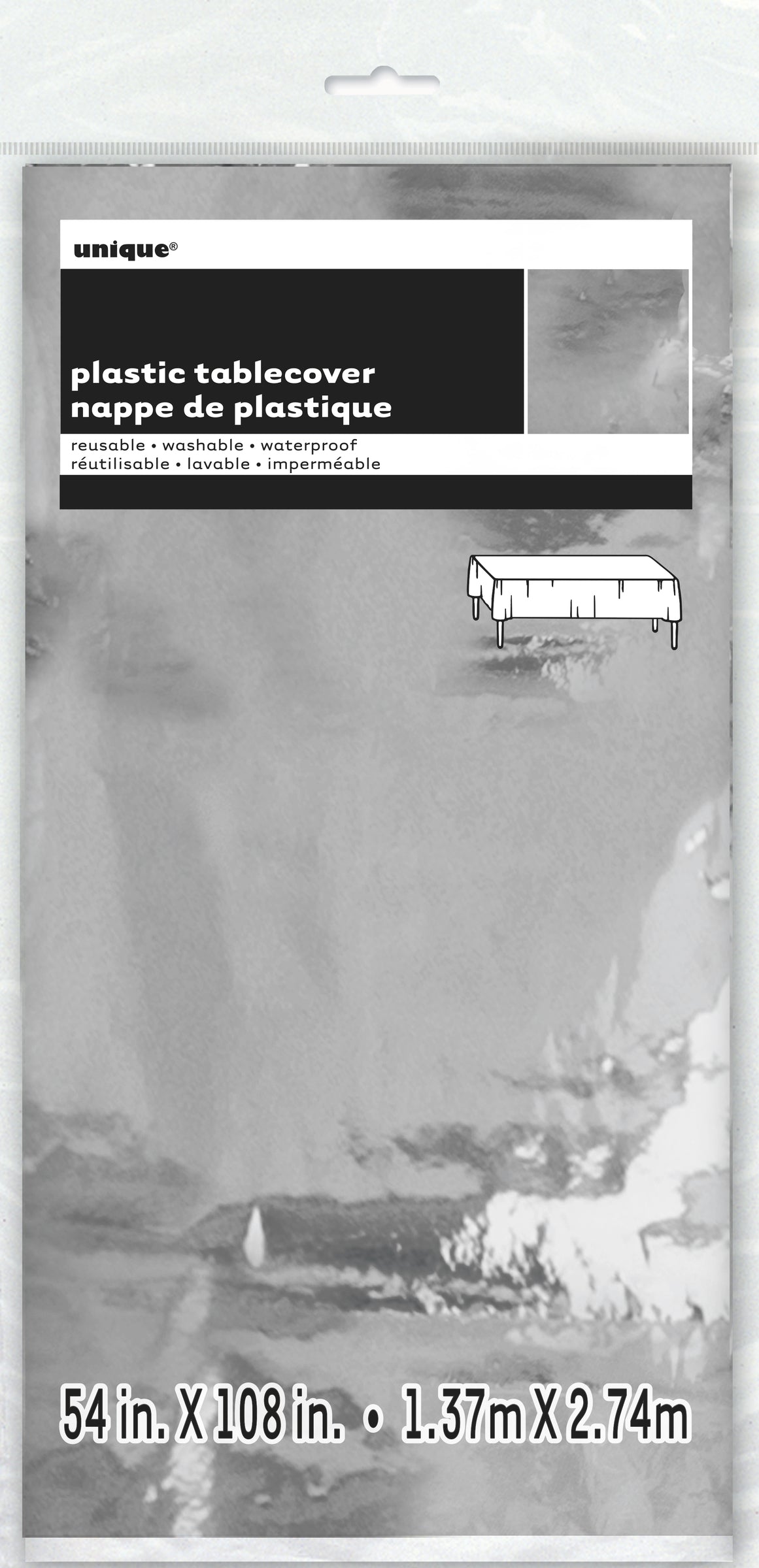 Nappe rectangulaire dorée - Gamme couleur unie