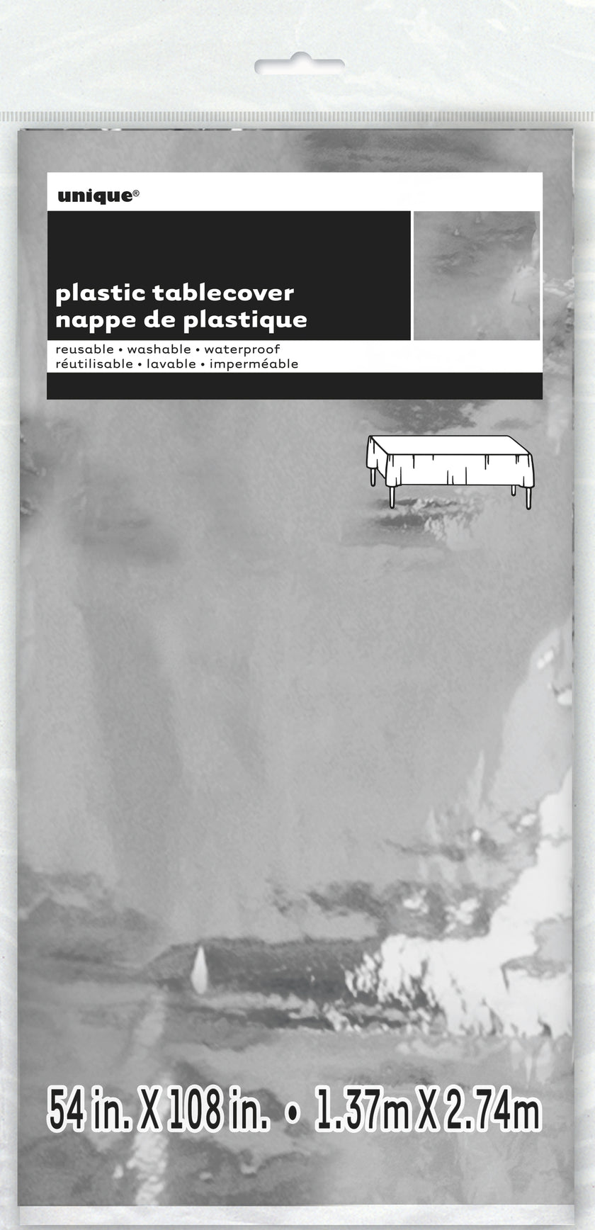 Nappe rectangulaire dorée - Gamme couleur unie