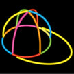 1 Casquette Baton Lumineux - Amscan