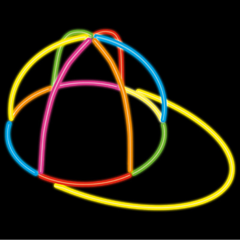 1 Casquette Baton Lumineux - Amscan