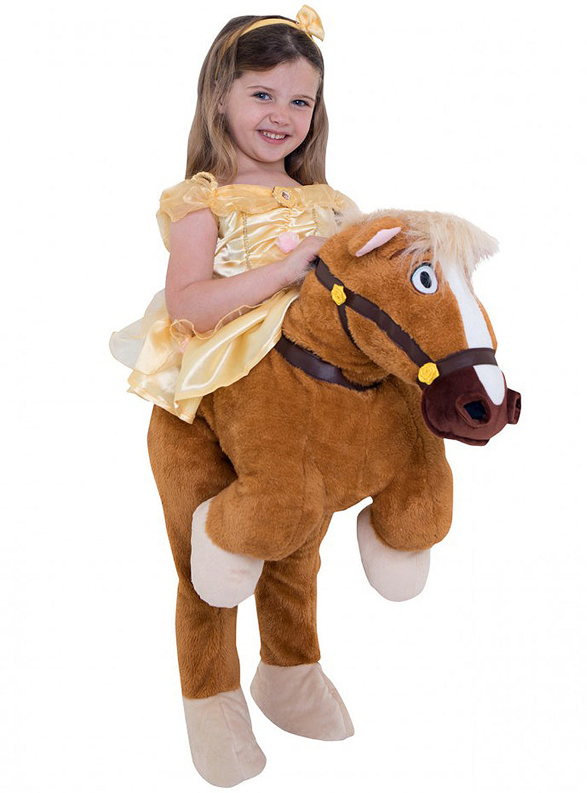 Déguisement porte-moi Belle sur le cheval Philibert - La Belle et la bête