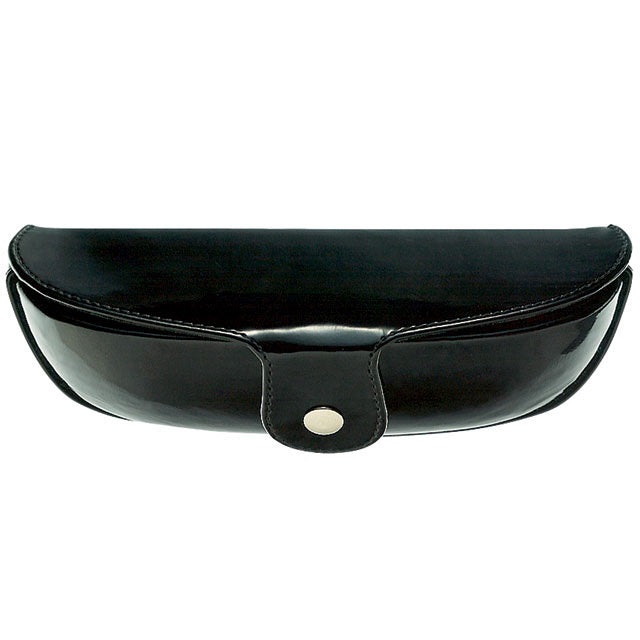 étui pour lunettes noir brillant