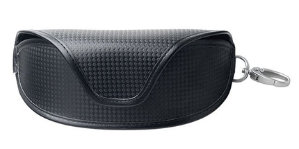 étui pour lunettes avec mousqueton noir