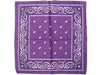 bandana style cachemire violet