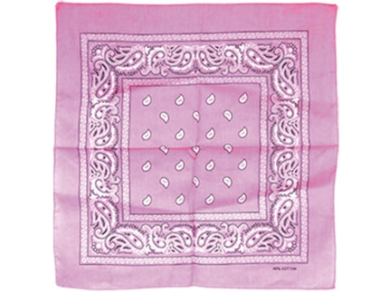 bandana style cachemire rose