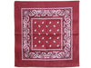 bandana style cachemire bordeaux