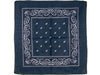 bandana style cachemire bleu marine