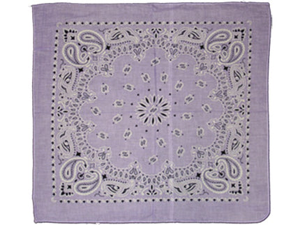 bandana style cachemire lilas