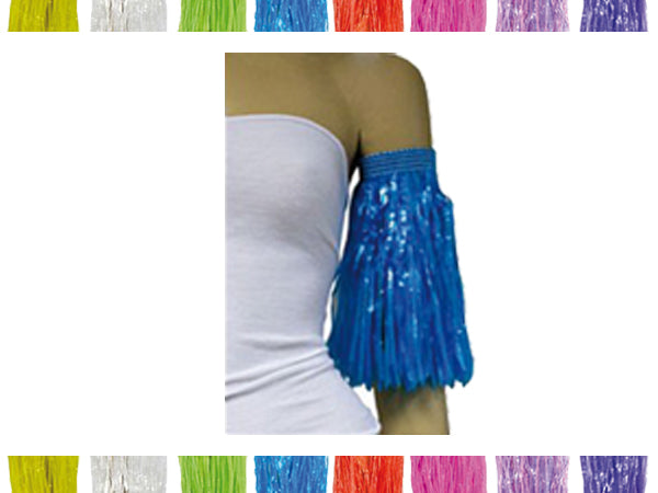 paire de brassières raphia bleu