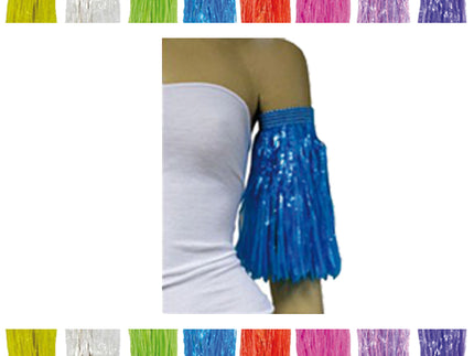 paire de brassières raphia bleu