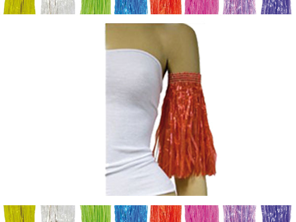 paire de brassières raphia rouge